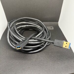 Black USB Extension Cable